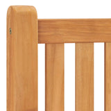 Garden Bench 114 cm Solid Teak Wood - 45-Degree Angle