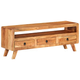 TV Cabinet 110x30x40 cm Solid Acacia Wood - Extra Image