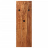 Wall-mounted Coat Racks 2 pcs 36x3x110 cm Solid Acacia Wood