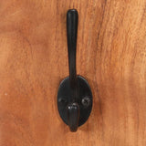 Wall-mounted Coat Racks 2 pcs 36x3x110 cm Solid Acacia Wood - Close-Up Angle