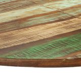 Dining Table 150x75 cm Solid Wood Reclaimed - Rear View