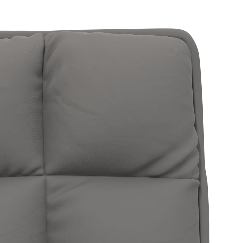 Leisure Chair with Metal Frame Light Grey Velvet