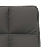 Leisure Chair with Metal Frame Dark Grey Velvet