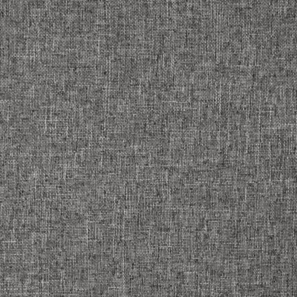Folding Floor Chair Light Grey Fabric