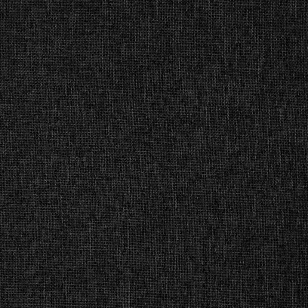 Folding Floor Chair Black Fabric