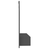 Wall TV Cabinet Grey 102x23.5x90 cm Engineered Wood