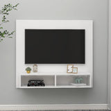 Wall TV Cabinet High Gloss White 102x23.5x90 cm Engineered Wood