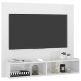 Wall TV Cabinet High Gloss White 102x23.5x90 cm Engineered Wood