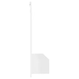 Wall TV Cabinet High Gloss White 102x23.5x90 cm Engineered Wood