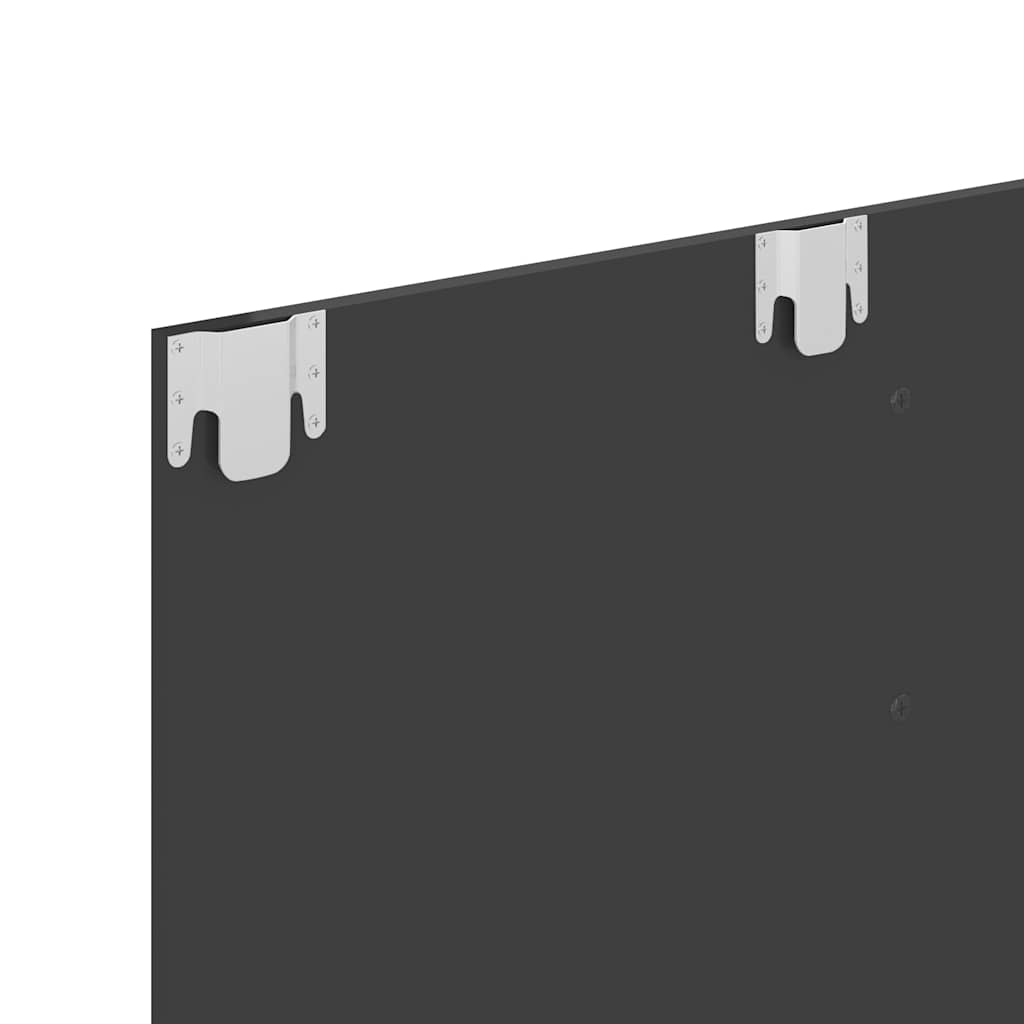 Wall TV Cabinet High Gloss Grey 102x23.5x90 cm Engineered Wood
