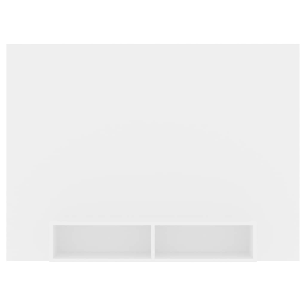 Wall TV Cabinet White 135x23.5x90 cm Engineered Wood