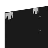Wall TV Cabinet High Gloss Black 135x23.5x90 cm Engineered Wood