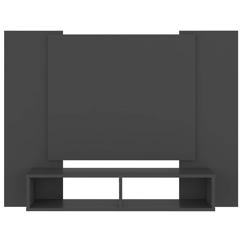 Wall TV Cabinet Grey 120x23.5x90 cm Engineered Wood