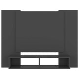Wall TV Cabinet Grey 120x23.5x90 cm Engineered Wood