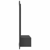 Wall TV Cabinet Grey 120x23.5x90 cm Engineered Wood