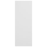 Console Table White 78x30x80 cm Engineered Wood - Rear View