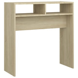 Console Table Sonoma Oak 78x30x80 cm Engineered Wood - Front View