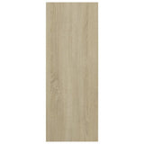 Console Table Sonoma Oak 78x30x80 cm Engineered Wood - 45-Degree Angle