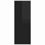 Console Table High Gloss Black 78x30x80 cm Engineered Wood