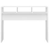 Console Table White 105x30x80 cm Engineered Wood