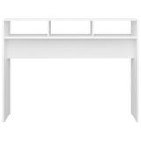 Console Table White 105x30x80 cm Engineered Wood - 45-Degree Angle