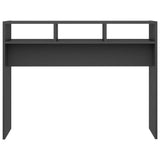 Console Table Grey 105x30x80 cm Engineered Wood