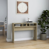 Console Table Sonoma Oak 105x30x80 cm Engineered Wood - Side View