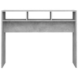 Console Table Concrete Grey 105x30x80 cm Engineered Wood