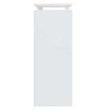 Console Table White 80x30x80 cm Engineered Wood