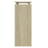 Console Table Sonoma Oak 80x30x80 cm Engineered Wood - Top-Down View