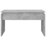 Coffee Table Concrete Grey 68x50x38 cm Engineered Wood - 45-Degree Angle