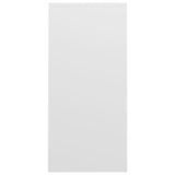 Notebook Desk White 102.5x35x75 cm Engineered Wood - Top-Down View