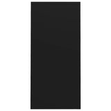 Notebook Desk Black 102.5x35x75 cm Engineered Wood - Top-Down View