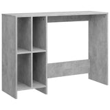 Notebook Desk Concrete Grey 102.5x35x75 cm Engineered Wood - Front View