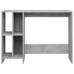 Notebook Desk Concrete Grey 102.5x35x75 cm Engineered Wood
