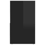TV Cabinet High Gloss Black 149x30x52 cm Engineered Wood