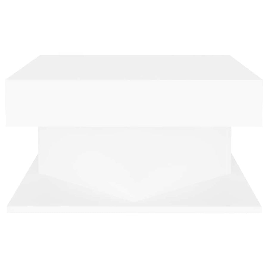 Coffee Table White 57x57x30 cm Engineered Wood