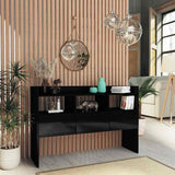 Sideboard High Gloss Black 105x30x70 cm Engineered Wood