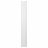 Washing Machine Cabinet High Gloss White 64x24x190 cm