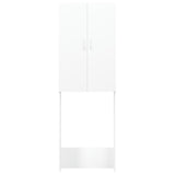 Washing Machine Cabinet White 64x25.5x190 cm