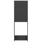 Washing Machine Cabinet Grey 64x25.5x190 cm