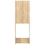 Washing Machine Cabinet Sonoma Oak 64x25.5x190 cm - Side View