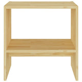 Bedside Cabinet 40x30.5x40 cm Solid Pinewood - 45-Degree Angle