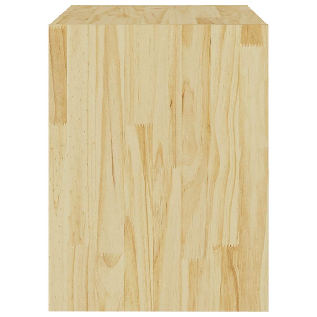 Bedside Cabinet 40x30.5x40 cm Solid Pinewood