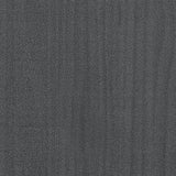 Bedside Cabinet Grey 40x30.5x40 cm Solid Pinewood - Close-Up Angle