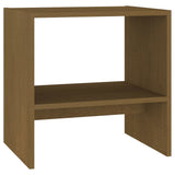 Bedside Cabinet Honey Brown 40x30.5x40 cm Solid Pinewood
