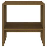 Bedside Cabinet Honey Brown 40x30.5x40 cm Solid Pinewood