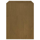 Bedside Cabinet Honey Brown 40x30.5x40 cm Solid Pinewood