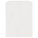 Bedside Cabinet White 40x31x40 cm Solid Pinewood