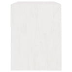 Bedside Cabinet White 40x31x40 cm Solid Pinewood